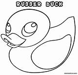 Coloring Rubber Duck Pages Floating Ducks sketch template