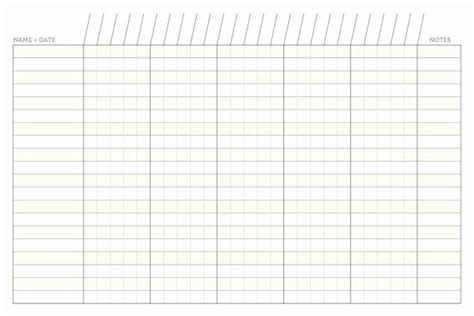 printable blank chart templates