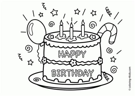 selected birthday party colouring pages sheets  happy wishes