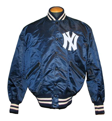 lot detail   york yankees game  satin warm  jacket