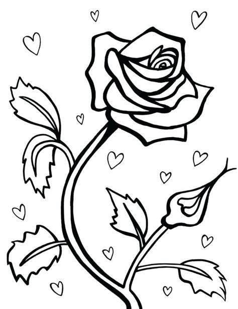 printable coloring pages roses roses coloring page