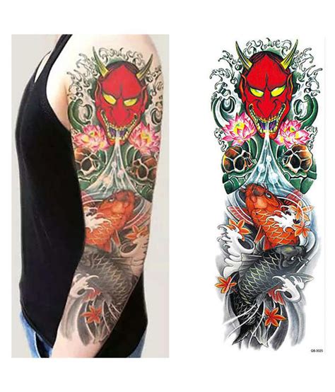 totem tattoo sticker body art men women arm temporary tattoos fake