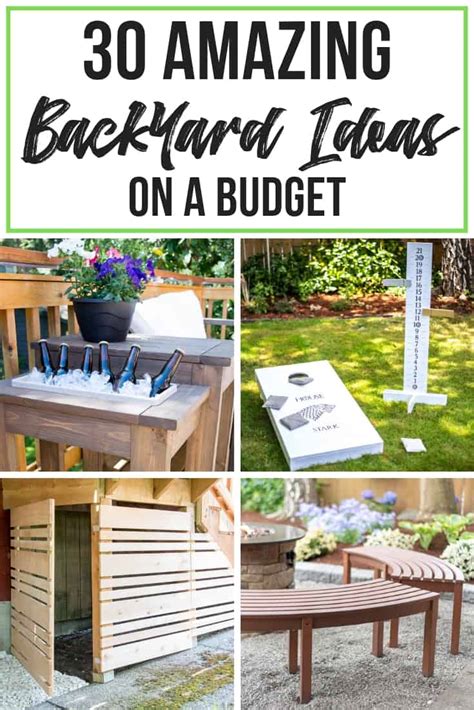 amazing backyard ideas   budget  handymans daughter