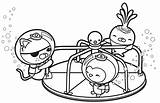 Coloring Octonauts Pages Kids Cartoon Bestcoloringpagesforkids Printable Sheets sketch template