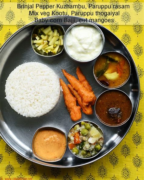 south indian lunch ideas lunch menu  raks kitchen indian