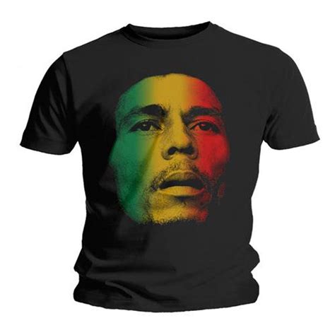 bob marley   wailers face reggae rock official tee print  shirt summer style top tee