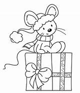Christmas Noel Coloriage Freebies Coloring Freebie Embroidery Dessin Pages Souris Sylvia Zet Stamps Mouse Noël Machine Regalo Con Drawing Designs sketch template