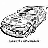 Jdm Colouring Supra Toyota Squadron Nissan Gtr Wrc Drift R32 Impreza Corolla 33am Ebook Drifting sketch template