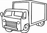 Truck Coloring Pages Printable Transport Camion sketch template