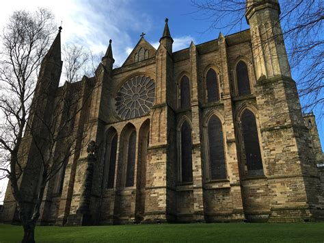 impressive durham cathedral   north east  england    world