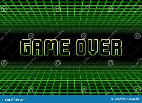 game  sign stock vector illustration  letters