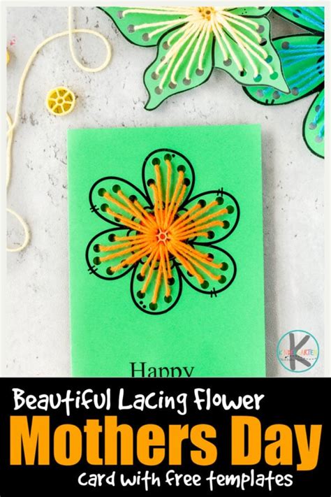 flower bouquet  printable mothers day craft  kids