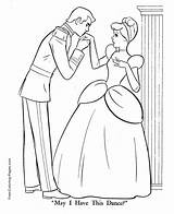 Cinderella Coloring Pages Prince Midnight sketch template
