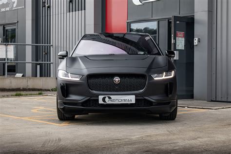 jaguar  pace matte deep black wrapmatte black  paceimg reforma uk