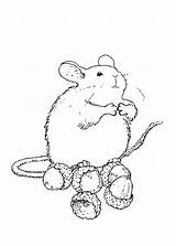 Coloring Mice Pages Popular sketch template