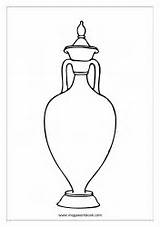 Urn Grecian sketch template