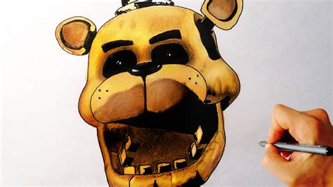 How To Draw Golden Freddy From Five Nights At Freddy S