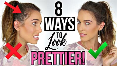8 Ways To Instantly Look Prettier Youtube How To Look Pretty How