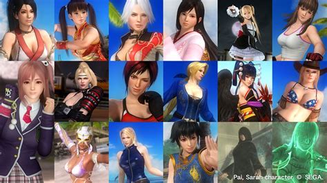 doa5lr core fighters female fighters set