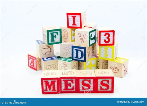 stacked alphabet blocks stock image image  blocks