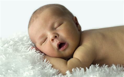 cute  baby sleep open  mouth hd wallpaper cute  babies