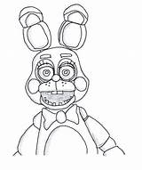 Bonnie Fnaf Coloring Freddy Toy Pages Chica Nights Five Springtrap Para Fazbear Colorear Mangle Dibujos Bunny Drawing Krueger Freddys Color sketch template