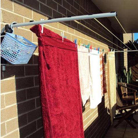 versaline broadline indoor outdoor wall mounted folding clothes  hoist