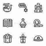 Judaism Profilo Giudaismo Icona sketch template