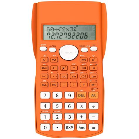 helect   engineering scientific calculator suitable  school  business orange