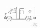 Ambulance Siren Coloringpages sketch template