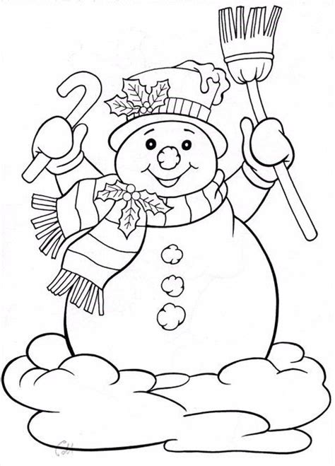snowman coloring pages printable