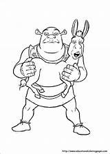 Shrek Gingy Educationalcoloringpages Giochiecolori Template sketch template