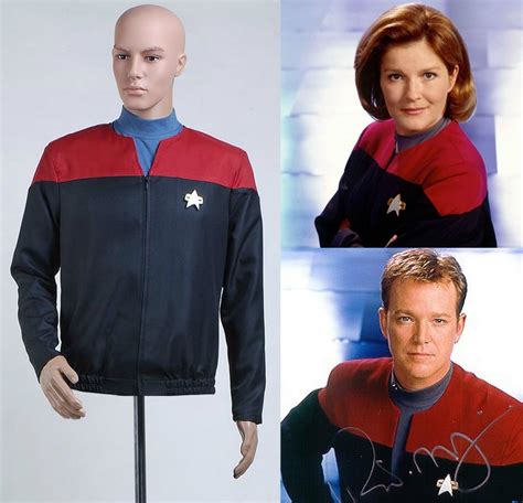 Star Trek Voyager Command Cosplay Costume Captain Star Trek Uniform