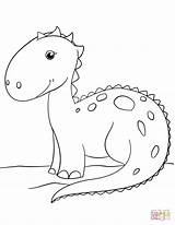 Dinosaur Coloring sketch template