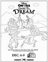 Ice Coloring Pages Dare Getcolorings Disney sketch template