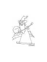 Wizard Coloring Enchanter Pages Angry Old sketch template