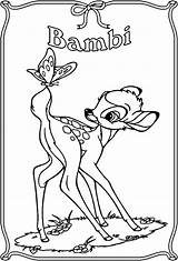 Bambi Colorier sketch template