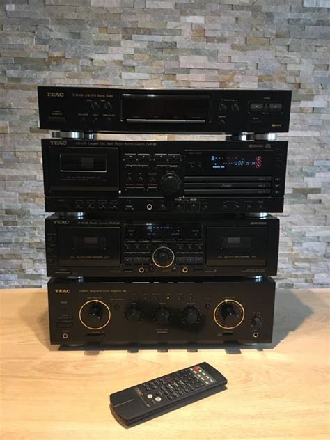 teac hifi system stereo amplifier double cassette deck catawiki