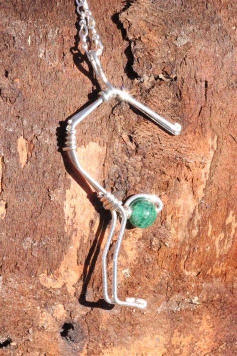 scorpion pose sterling silver yoga pendant wire wrapped yoga etsy