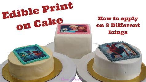 apply edible print   cake edible print   types