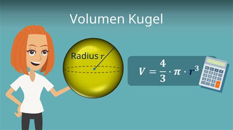 volumen kugel kugel volumen berechnen kugel formel mit video