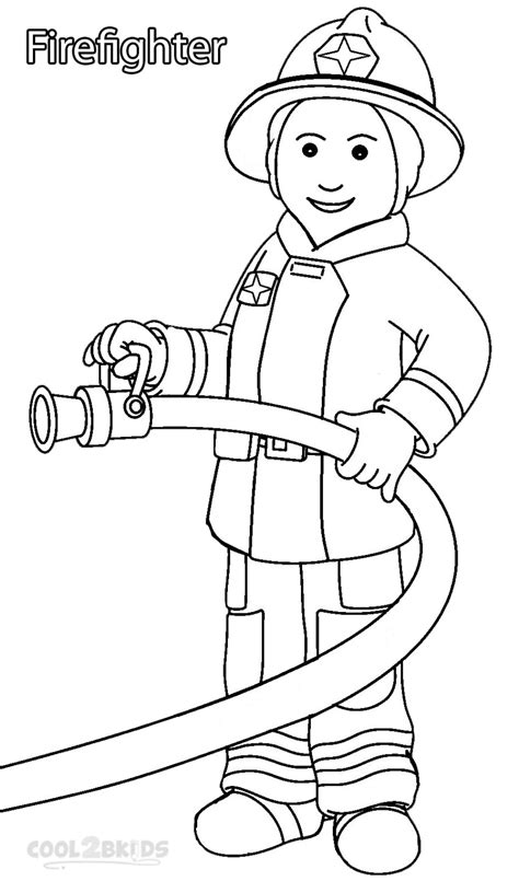 printable community helper coloring pages  kids coolbkids