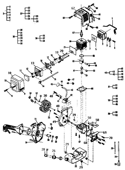 mcculloch trimmer parts diagram lace hub