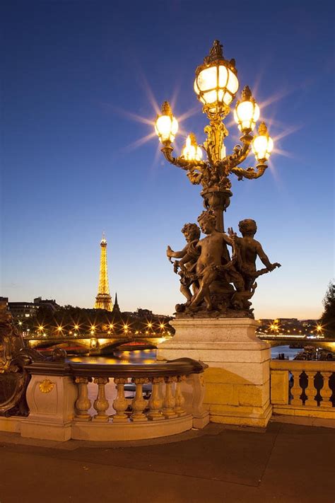 Pont Alexandre Iii Bridge Paris France Eiffel Tower Image 593997
