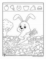 Hidden Easy Printable Animals Activity Pages Printables Kids Animal Puzzle Rabbit Puzzles Games Woojr 그림 Objects 숨은 찾기 Preschool 토끼 sketch template