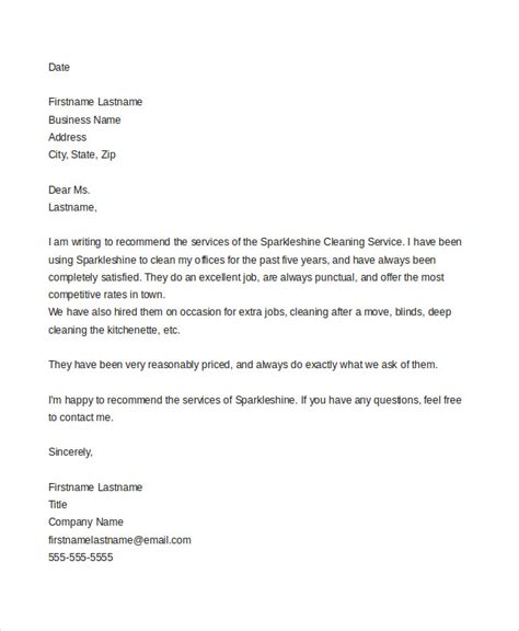 business reference letter examples     examples