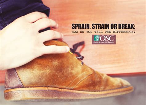 sprain strain  break      difference spokane orthopedic care orthopedic