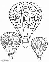 Printable Balloons Cool2bkids Balloon Coloring Air Pages Kids Hot sketch template