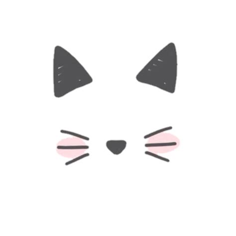 freetoedit ears cat cute kawaii sticker  athirotomakoto