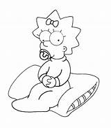 Simpsons Coloring Pages Simpson Dessin Imprimer Print Homer Drawings Coloriage Cartoons Ausmalbilder Cute Drawing Characters Los Kids Printable Great Draw sketch template